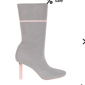 Ego Green Knit Heel Boots